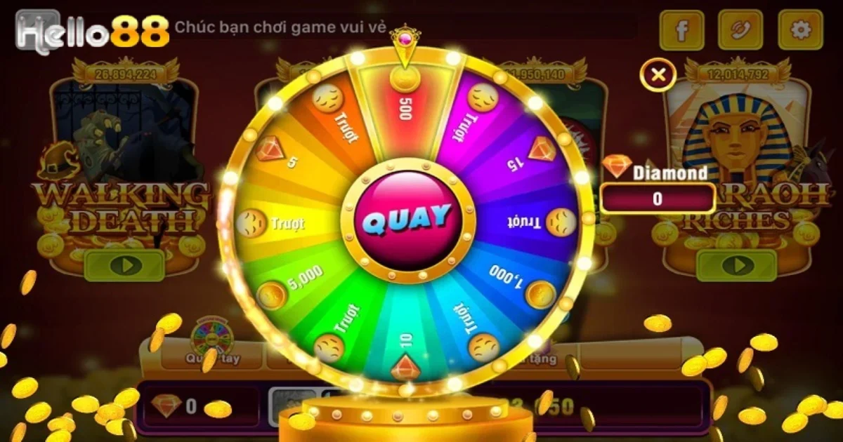 Quay số trúng lớn cùng Hello88